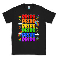 Black rainbow pride celebration Classic Tee - LillyAllenDesigns