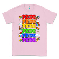 Bubblegum Pink rainbow pride celebration Classic Tee - LillyAllenDesigns
