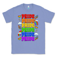 Colony Blue rainbow pride celebration Classic Tee - LillyAllenDesigns