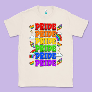 Rainbow Pride Celebration Classic Tee Designed By Lillyallendesigns