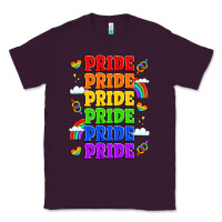 Plum rainbow pride celebration Classic Tee - LillyAllenDesigns
