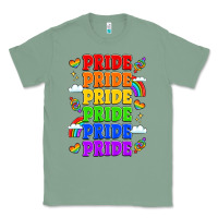 Sage rainbow pride celebration Classic Tee - LillyAllenDesigns