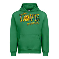 Emerald love summer Urban Hoodie - CowhideDigitalArt