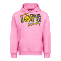Fuchsia Pink love summer Urban Hoodie - CowhideDigitalArt