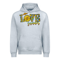 Heather Grey love summer Urban Hoodie - CowhideDigitalArt