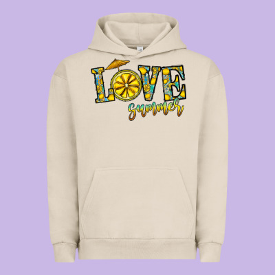 Love Summer Urban Hoodie Designed By Cowhidedigitalart