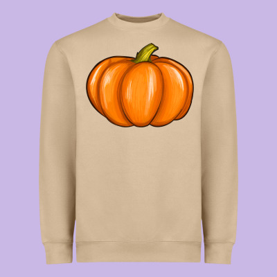 Pumpkin Heavyweight Sweatshirt Designed By Texasbilliewilder