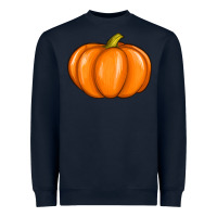 Navy pumpkin Heavyweight Sweatshirt - texasbilliewilder
