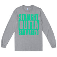Heather Grey Straight Outta San Marino Long Sleeve Tee - Bettercallsaul