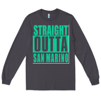 Smoke Straight Outta San Marino Long Sleeve Tee - Bettercallsaul