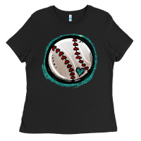 Black glitter baseball Ladies Tee - Jasminsmagicworld