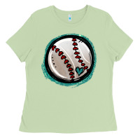 Matcha glitter baseball Ladies Tee - Jasminsmagicworld