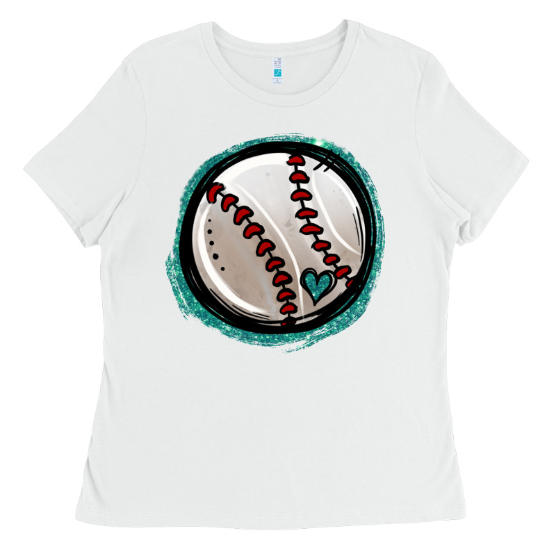 Glitter Baseball Ladies Tee by Jasminsmagicworld | Teevron