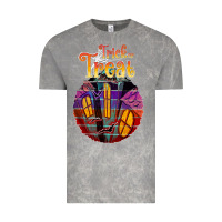 Cloud Rock trick treat black Vintage Tee - JahusDesignShop