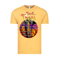 Vintage Mustard trick treat black Vintage Tee - JahusDesignShop