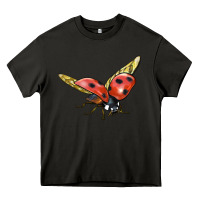 Asphalt Ladybug Flying Heavy Core Tee - LillyAllenDesigns