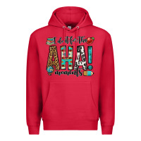 Cardinal i do it for the aha moments teacher Premium Hoodie - OliviaCreatesArt