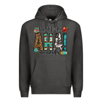 Charcoal Heather i do it for the aha moments teacher Premium Hoodie - OliviaCreatesArt