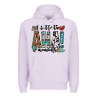Lilac i do it for the aha moments teacher Premium Hoodie - OliviaCreatesArt