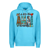 Ocean Blue i do it for the aha moments teacher Premium Hoodie - OliviaCreatesArt