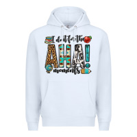 White i do it for the aha moments teacher Premium Hoodie - OliviaCreatesArt
