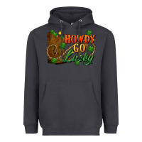 Smoke Howdy go lucky st. patricks day Heavyweight Hoodie - FaDigitalArtStudio