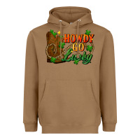 Toasted Coconut Howdy go lucky st. patricks day Heavyweight Hoodie - FaDigitalArtStudio