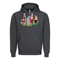 Smoke Easter gnomies truck  Easter Day Zipper Hoodie - CowGirlArtShop