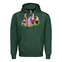 Easter Gnomies Truck  Easter Day Zipper Hoodie | Teevron