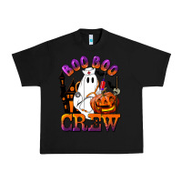 Black Boo Boo Crew Nurse Urban Heavy Tee - LillyAllenDesigns
