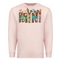 Pale Pink Easter Mini Premium Sweatshirt - BundleAndBundleShop