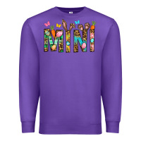 Purple Easter Mini Premium Sweatshirt - BundleAndBundleShop