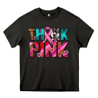 Asphalt think pink cancer ribbon Heavy Core Tee - AdoDesignShop