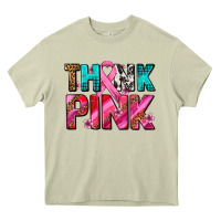 Mossy think pink cancer ribbon Heavy Core Tee - AdoDesignShop