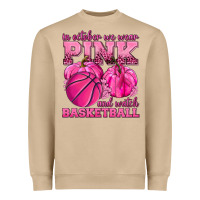 Mushroom In October We Wear Pink and Watch Basketball Heavyweight Sweatshirt - texasbilliewilder