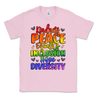 Bubblegum Pink inspirational words in rainbow colors Classic Tee - LillyAllenDesigns