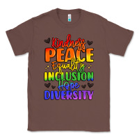 Chestnut inspirational words in rainbow colors Classic Tee - LillyAllenDesigns