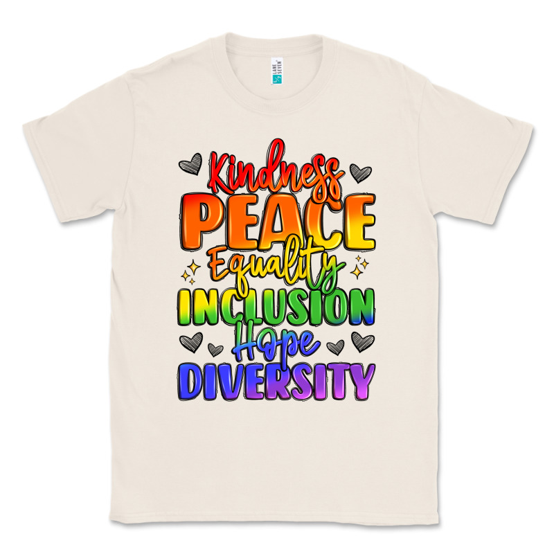 Inspirational Words In Rainbow Colors Classic Tee by LillyAllenDesigns | Teevron