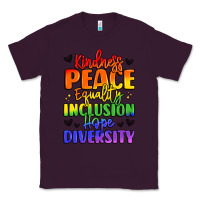 Plum inspirational words in rainbow colors Classic Tee - LillyAllenDesigns