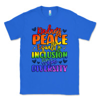 True Royal inspirational words in rainbow colors Classic Tee - LillyAllenDesigns