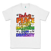 White inspirational words in rainbow colors Classic Tee - LillyAllenDesigns
