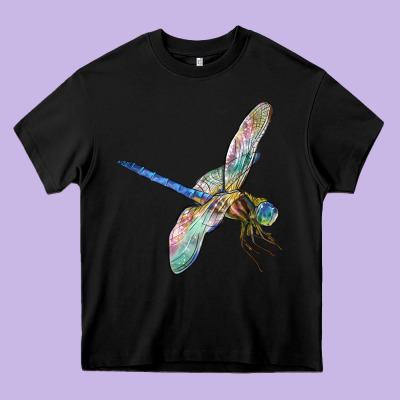 Dragon Fly Heavy Core Tee Designed By Lillyallendesigns