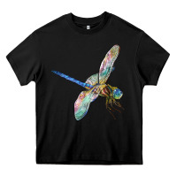 Black Dragon Fly Heavy Core Tee - LillyAllenDesigns