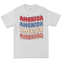 Dove Grey america Premium Tee - MaliasSmallBusiness