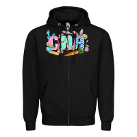 Black Easter CNA  Easter Day Zipper Hoodie - CowGirlArtShop
