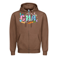 Chestnut Easter CNA  Easter Day Zipper Hoodie - CowGirlArtShop