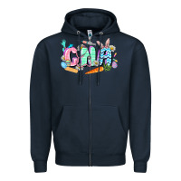 Navy Easter CNA  Easter Day Zipper Hoodie - CowGirlArtShop