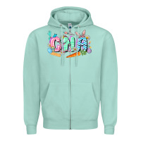 Seafoam Easter CNA  Easter Day Zipper Hoodie - CowGirlArtShop