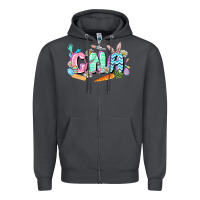 Smoke Easter CNA  Easter Day Zipper Hoodie - CowGirlArtShop