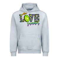 Heather Grey love summer Urban Hoodie - CowhideDigitalArt